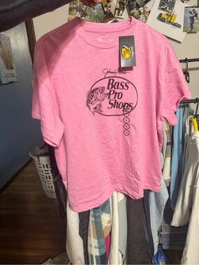 Bass Pro Shops Pink Logo Tee